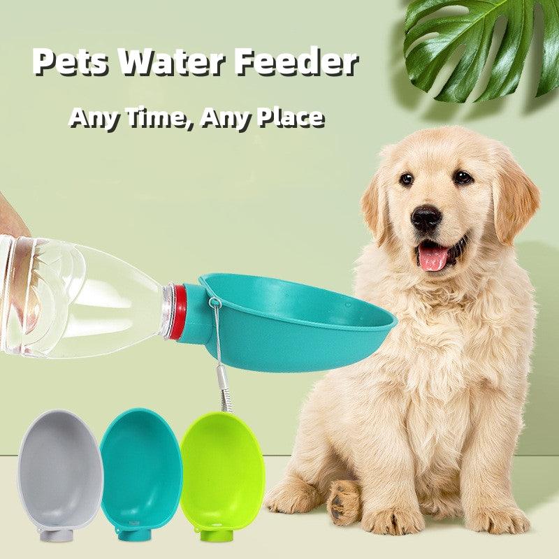 Cuenco portátil para perros, agua al aire libre, alimentación de mascotas, taza de agua al aire libre
