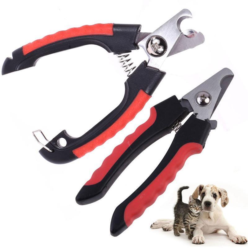 Tijeras y cortaúñas para mascotas.