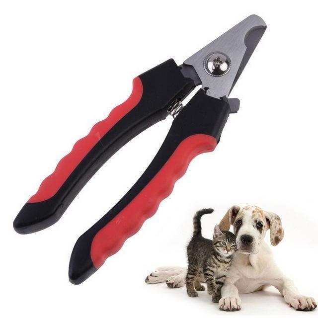 Tijeras y cortaúñas para mascotas.